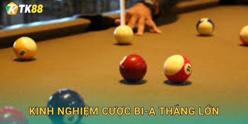 Kinh nghiệm cược bi-a thắng lớn